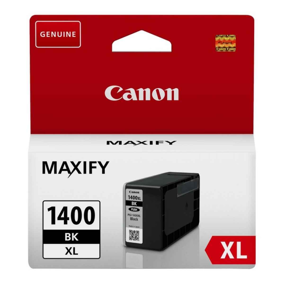 Canon PGI - 1400XLB Black Inkjet Cartridge Compatible with MAXIFY MB2040/MB2340 with ink cartridges