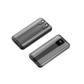 Huntkey PL02 - 10K 10000mAh Digital Display Power Bank with Built - in Dual Cables 22.5W - Black