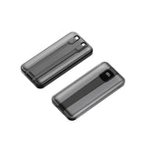 Huntkey PL02 - 10K 10000mAh Digital Display Power Bank with Built - in Dual Cables 22.5W - Black