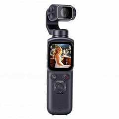 4K Pocket Sport Wi-Fi 75MP 330 Face Tracking Action Camera with Bracket