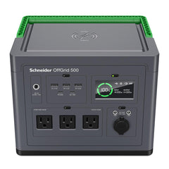 Schneider OffGrid Portable Power Station 500 120V 517Wh Lithium-ion