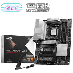 MSI PRO X870-P WIFI -Wi-Fi 7- AMD RYZEN 7000 8000 9000 Series AM5-DDR5-PCIe 5.0-3xM.2 - ATX Gaming MotherBoard - PRO X870-P WIFI -