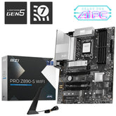 MSI PRO Z890-S WIFI (Wi-Fi 7), Intel Core Ultra (Series 2), LGA 1851/DDR5/PCIe 5.0/3xM.2 - ATX Gaming MotherBoard | PRO Z890-S WIFI |
