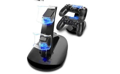 Dual Usb Charging Stand Dock For Ps4 Controllers Gamepad Slim & Pro