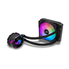 Asus ROG Strix LC120 RGB all - in - one liquid CPU water cooler with Aura Sync, LGA1700 Support
