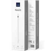 Wiwu Pencil E A02 High Precision & Comfortable Writing & Drawing Battery 130mah Lithium Polymer Usb C White - CompuMe
