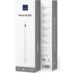 Wiwu Pencil W A03 Magnetic Charging Stylus Pen For Ipad White