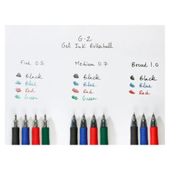 Pilot G-2 Gel Ink Rollerball pen 07 Tip, Red