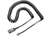 Poly U10 Direct Cable (Poly 26716‑01 / HP 85R38AA) – Quick Disconnect to M22/RJ‑11, Direct Connect for H‑Series Headsets, Black