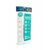 MARSRIVA Safety Power Strip 1.6m EU – 5xSockets Power - LC-PS501-EU