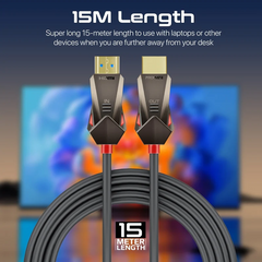 Promate ProLink4K60-15M HDMI 2.0 Cable 4K@60Hz