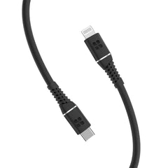 Promate Powerline-Ci120.Black, Data Sync & Charge Cable
