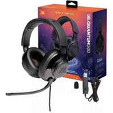 Jbl Quantum 300 Wired Over Ear Gaming Headphones With Jbl Quantum Engine Software Foam Ear Cushions 3.5 Mm & Usb Adapter Black