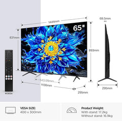 TCL 65P8L-UK 65 Inch QD-Mini LED 4K HDR Smart TV