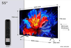 DR QLED55P8K 55-Inch 4K QLED TV with Dolby Atmos