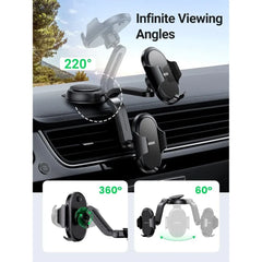 UGREEN 20473 CAR DASHBOARD WATERFALL-SHAPED SUCTION CUP PHONE MOUNT