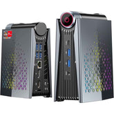 Acemagic S3a Mini Pc Gaming Barebone Amd Ryzen 9 7940hsu 8 Cores High Performance Series W/ Amd Radeon 780m Graphic Support Up To 8k Display , Black