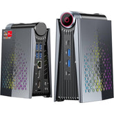 ACEMAGIC S3A Mini PC Gaming Barebone AMD Ryzen 9 7940HSU 8-Cores High Performance Series w/ AMD Radeon 780M Graphic Support up to 8K Display , Black