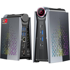 Acemagic S3a Mini Pc Gaming Barebone Amd Ryzen 9 7940hsu 8 Cores High Performance Series W/ Amd Radeon 780m Graphic Support Up To 8k Display , Black