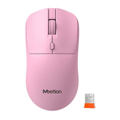 Meetion R546 Wireless 2.4GHz Silent Mouse -Pink