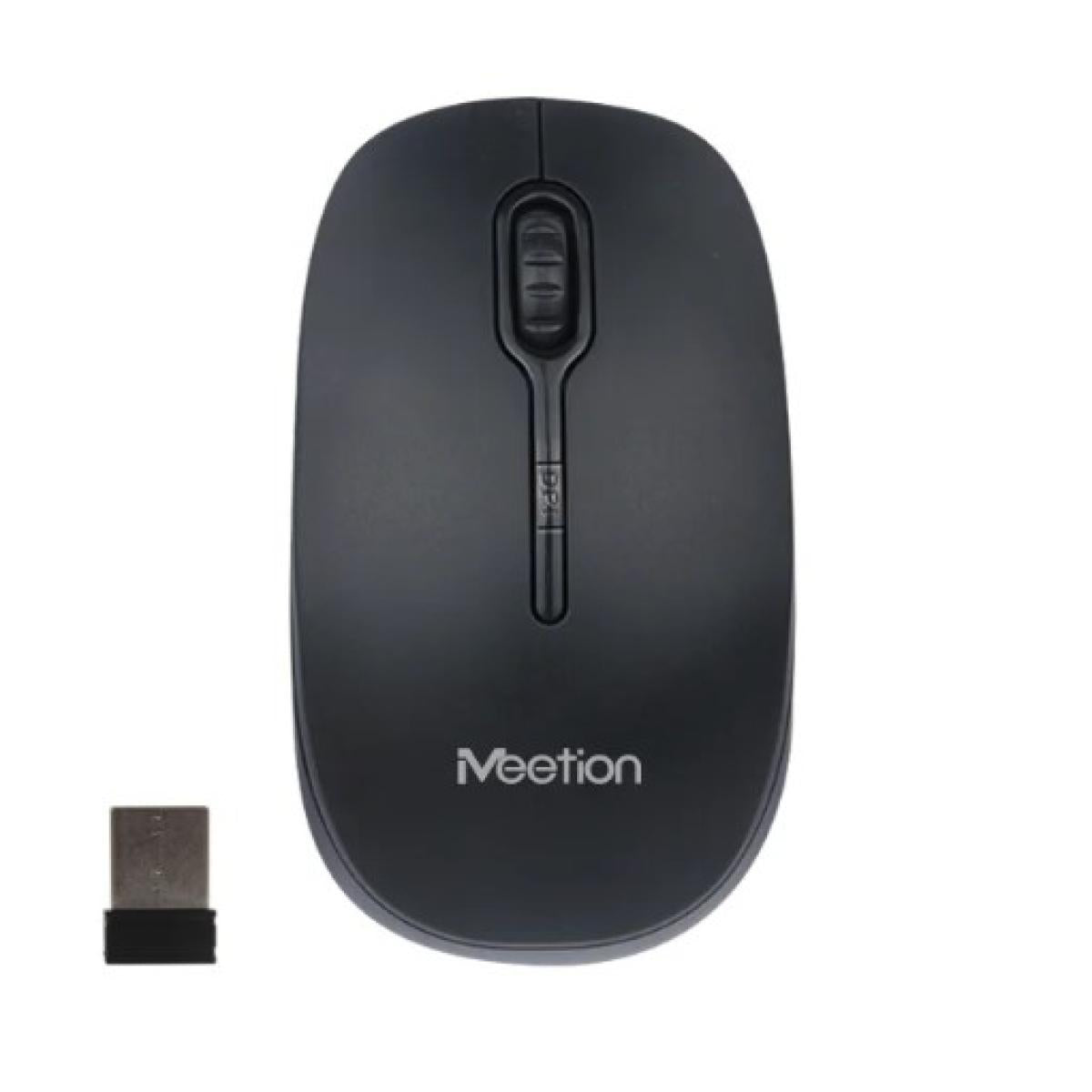 MeeTion MT-R547 2.4G USB Wireless Optical Mouse -Black