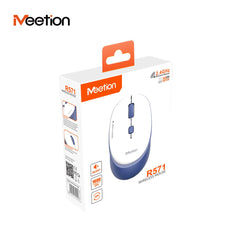 MeeTion R571 5 Colors Silent 2.4ghz Wireless Mouse -Blue