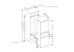 Bertazzoni Built-in French Refrigerator 60 cm REF603BBNPVC/20