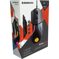 SteelSeries Rival 600 TrueMove3+ Optical Sensor, Precision Esports Wired RGB Gaming Mouse w/ Dual Sensor 12000 CPI, Customizable Weight Up To 128 g | RIVAL 600 | - CompuMe