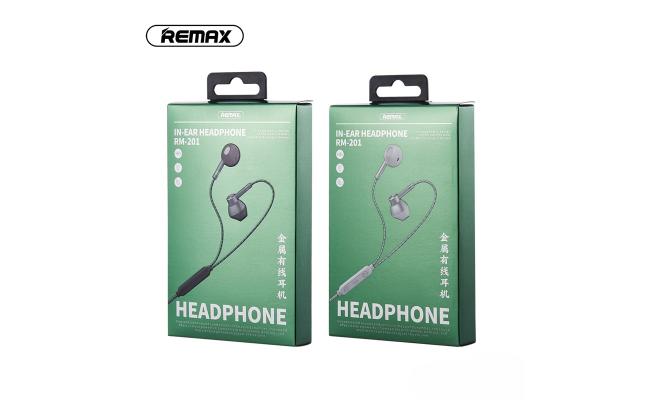 Remax Rm 201 Wired Earphone Silver, audio