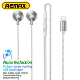 Remax RM - 711i Wired Earphone for Call & Music, audio