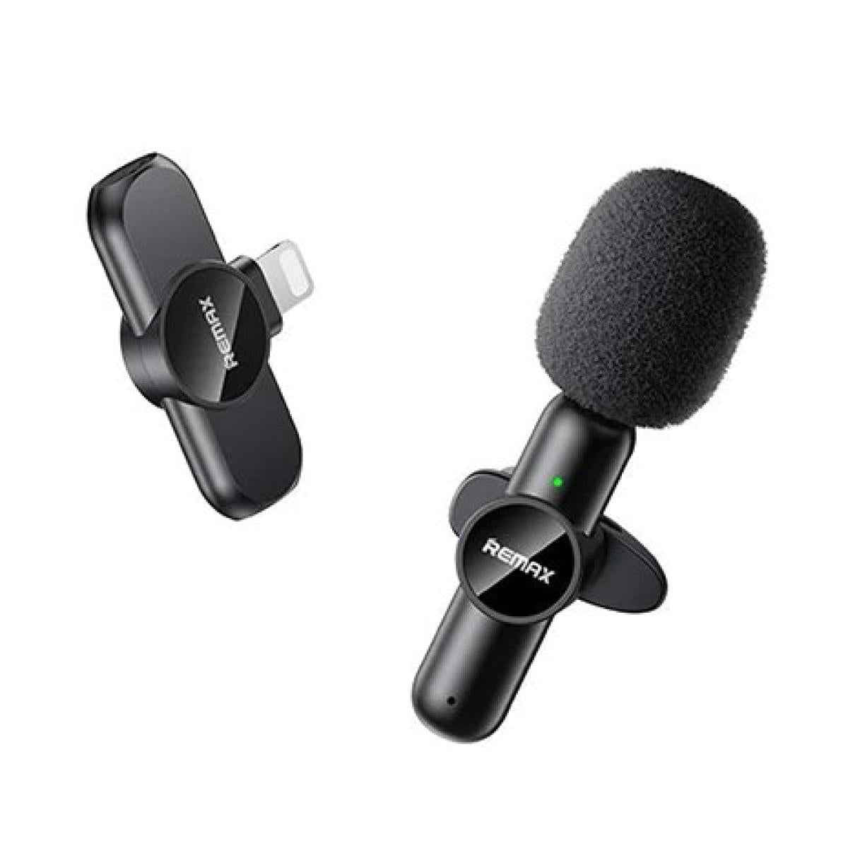 Remax K09 Ryusic Series One-to-One Live Stream Wireless Microphone -Iphone