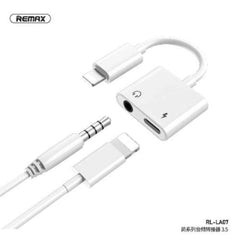 Converter Lightning to AUX 3.5mm Audio + Lightning RM-RL-LA07 Adapter