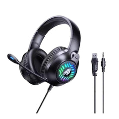 Remax RM-705 RGB Gaming Wired Headset Headphone USB+3.5mm -Black