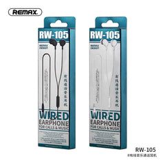 Remax RW-105 Wiree Earphone For iPhone 6s 6 5s 5 Xiaomi Samsung Huawei Earbuds