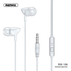 Remax RW-106 Wired Earphone For iPhone 6s 6 5s 5 Xiaomi Samsung Huawei Earbuds