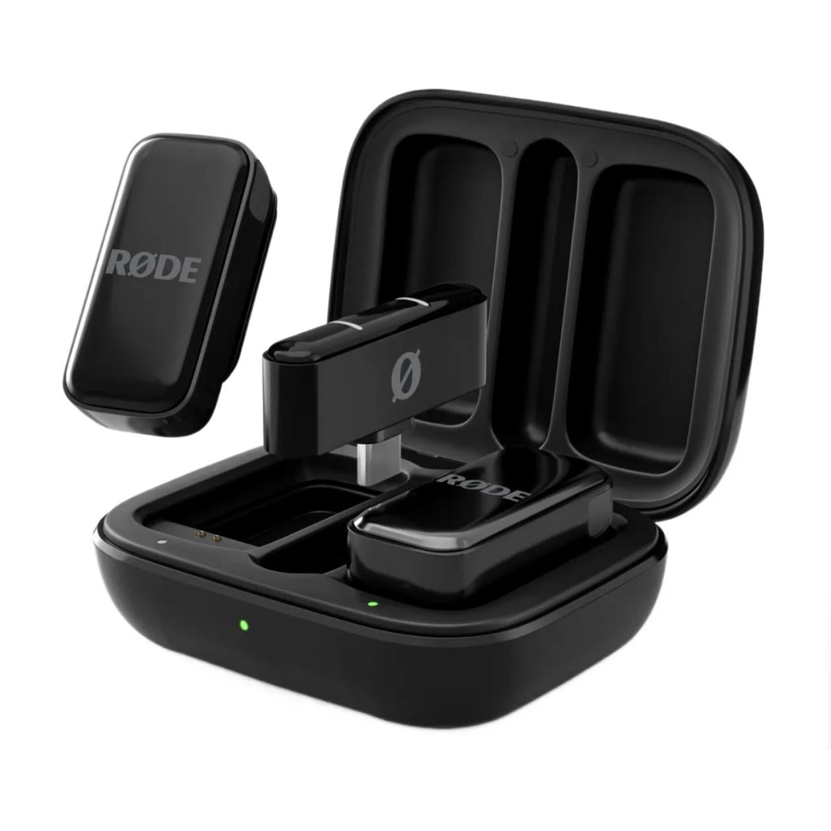 Rode Wireless Micro Compa Wireless Microphone, Two Mics With Charge Case For Smartphone Content Creation Usb C Black Rode Wireless Micro Compa Wireless Microphone, Two Mics With Charge Case For Smartphone Content Creation Usb C Black