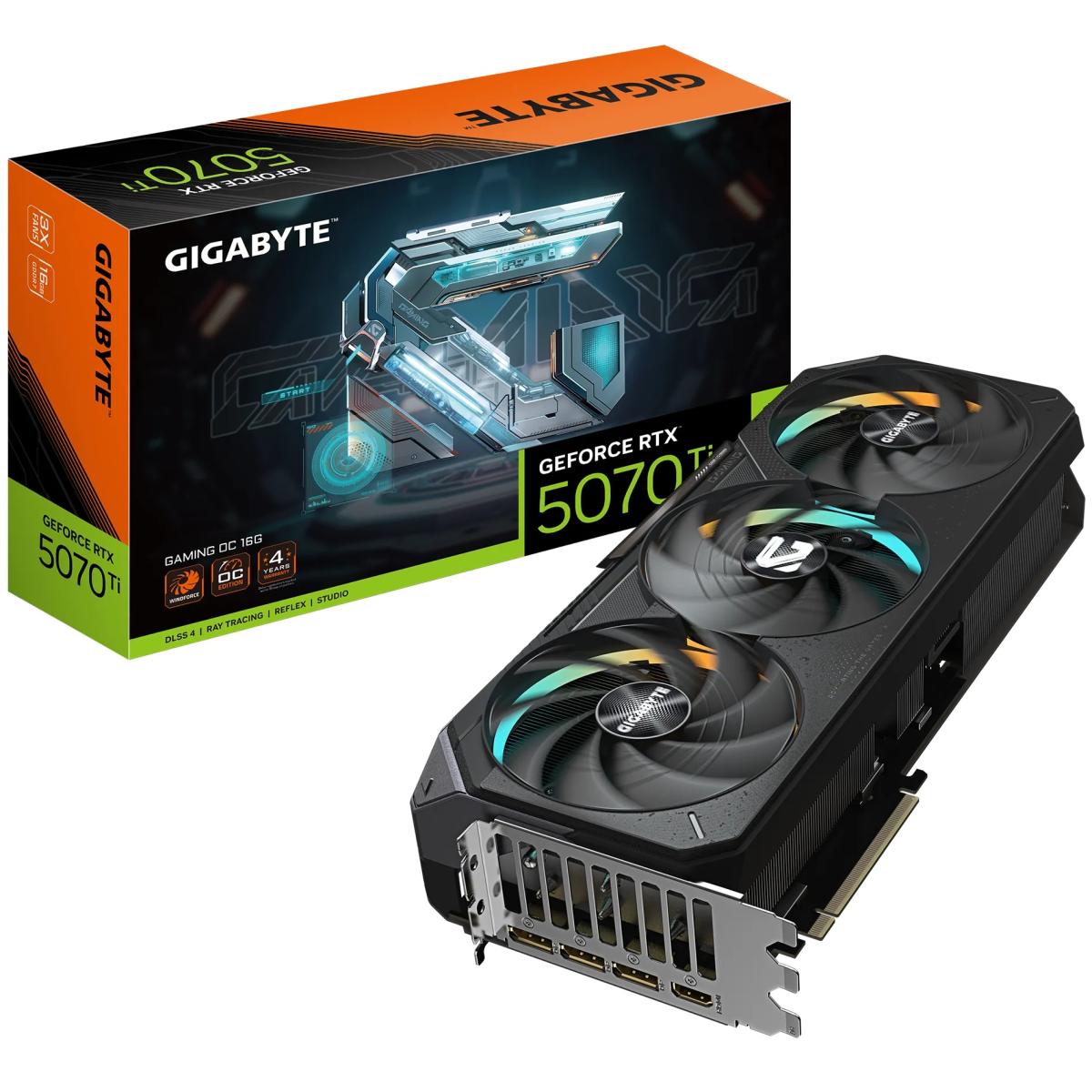 GIGABYTE GeForce RTX 5070 Ti GAMING OC 16GB GDDR7- Graphics Card - GV-N507TGAMING OC-16GD -