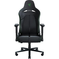 Razer Enki X (Black) Essential Dual Leather & Texture Ergonomic Gaming Chair w/ High Density Foam, Optimized Cushion Density, 4D Armrests, Built-In Lumbar Arch, Up To 136kg Max Weight & Up to 152° Recline | RZ38--R3U1 | - CompuMe