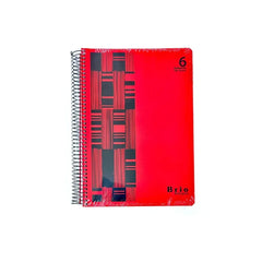 Bassile PolyPro 6 Subject Spiral Notebook