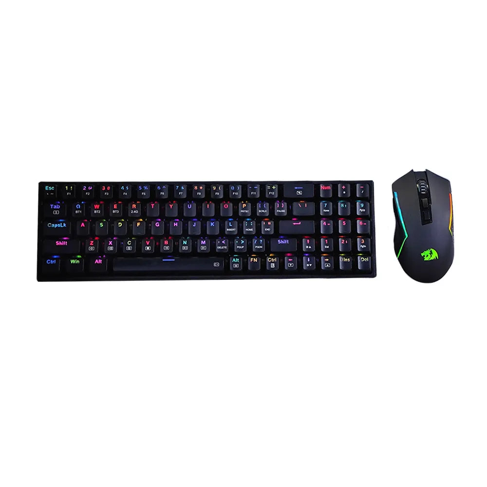 Combo Redragon 2 en 1 POLLUX + TRIDENT S136 Black Spanish - CompuMe