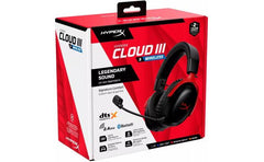 Hyperx Cloud Iii S (2025) Wireless 2.4ghz & Bluetooth 53mm Angled Drivers Memory Foam Durable Frame 10mm Microphone Up To 120 Hour Battery For Pc; Mac; Ps5; Mobile; Switch Red