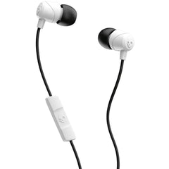 Skullcandy Jib Wired (3.5mm AUX) In-Ear Earbuds w/ Microphone, Rich, Clear Audio w/ Supreme Sound™ technology, Noise Isolating Ear Gels - White | S2DUYK-343 | - CompuMe