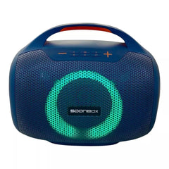Soonbox S6300 Stereo Bluetooth High Power Party Box Waterproof Outdoor 80w Wireless Speaker Portable Audio System Sound Speakers Blue - CompuMe
