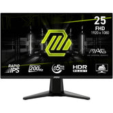 MSI MAG 255F E20 25" Rapid IPS Full HD 200Hz 0.5ms HDR Ready AI Vision AMD FreeSync™ Premium w/ 2x HDMI & DisplayPort Interface - Black