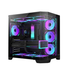 Huntkey S970 Blizzard Max Ice Blade Edition Empty Gaming Case -Black