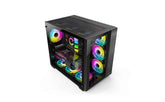 Huntkey S980 Tornado Full View Empty Gaming Case Black