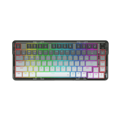 Redragon K673 Gg 75% Wireless Gasket Rgb Gaming Keyboard, 3-modes 81 Keys Pbt