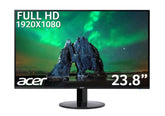 Acer SB241YBI - 23.8″ FHD IPS Monitor, 75Hz, AMD FreeSync, Ultra-Thin ZeroFrame Design