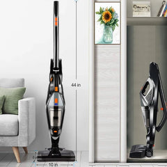 Mega Upright Vacuum Cleaner, 120Watts, Black - VC019