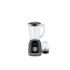 Black + Decker Blender with Grinder & Extra Jar, 400Watts, Black - BX365J-B5